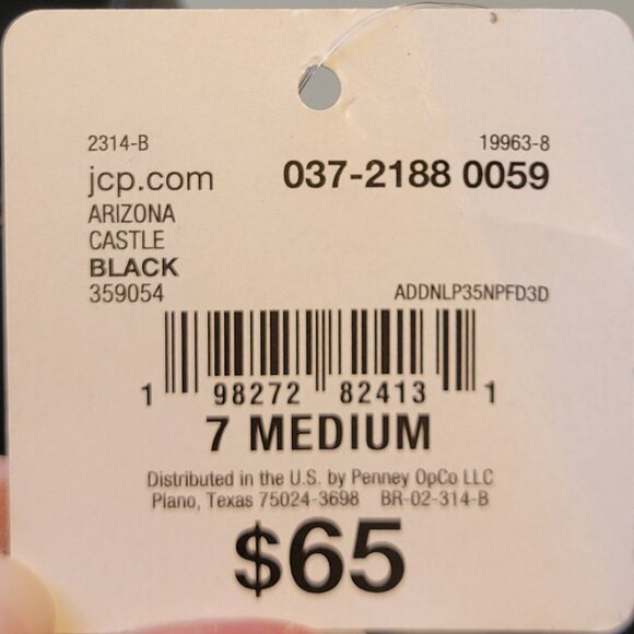 Arizona Jean Co Womens Castle Stacked Heel Booties New in Box - Picture 9 of 9